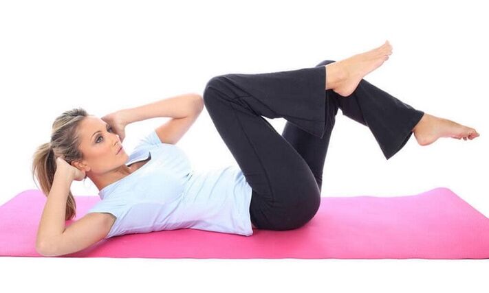 Exercice abdominal oblique pour perdre du poids.