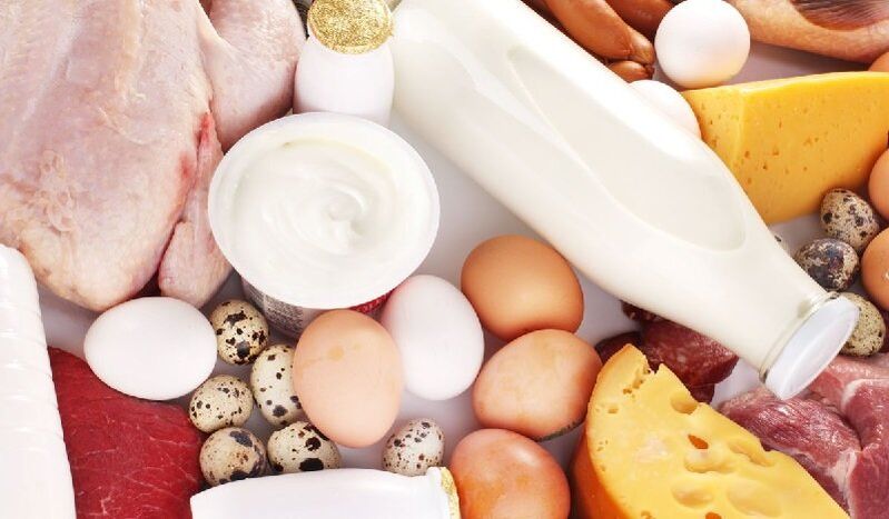 aliments protéinés pour le régime